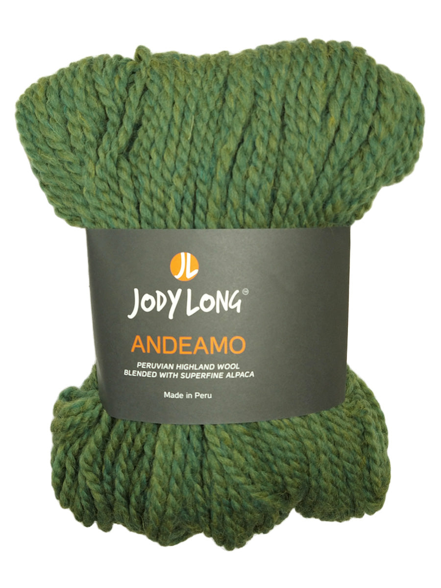  Skein of Jody Long Andeamo Yarn - 015 Emerald