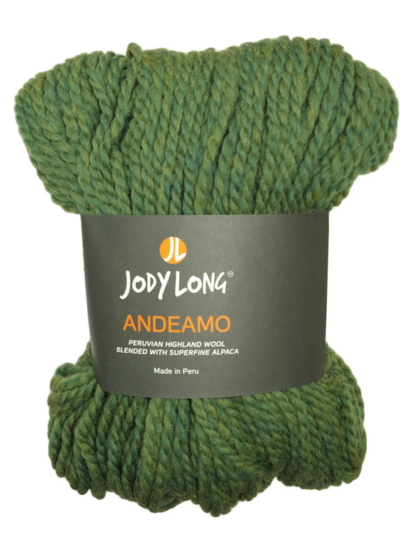  Skein of Jody Long Andeamo Yarn - 015 Emerald
