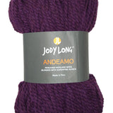  Skein of Jody Long Andeamo Yarn - 019 Eggplant