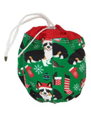 Large Krazy Yarn Kozy, Corgi Christmas