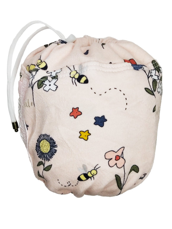 Large Krazy Yarn Kozy, Pink Floral side view