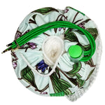 Large Krazy Yarn Kozy, Green floral top view