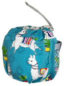 Large Krazy Yarn Kozy, Blue Llamas