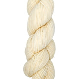 A natural cream colored hank of Prairie Spun yarn