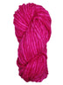 A bright pink skein of Malabrigo Rasta yarn