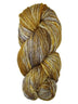 A brown mix skein of Malabrigo Rasta yarn