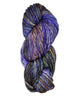 A purple mix skein of Malabrigo Rasta yarn