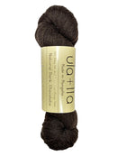 ULA+LIA Baby Yak Fingering Yarn color dark chocolate