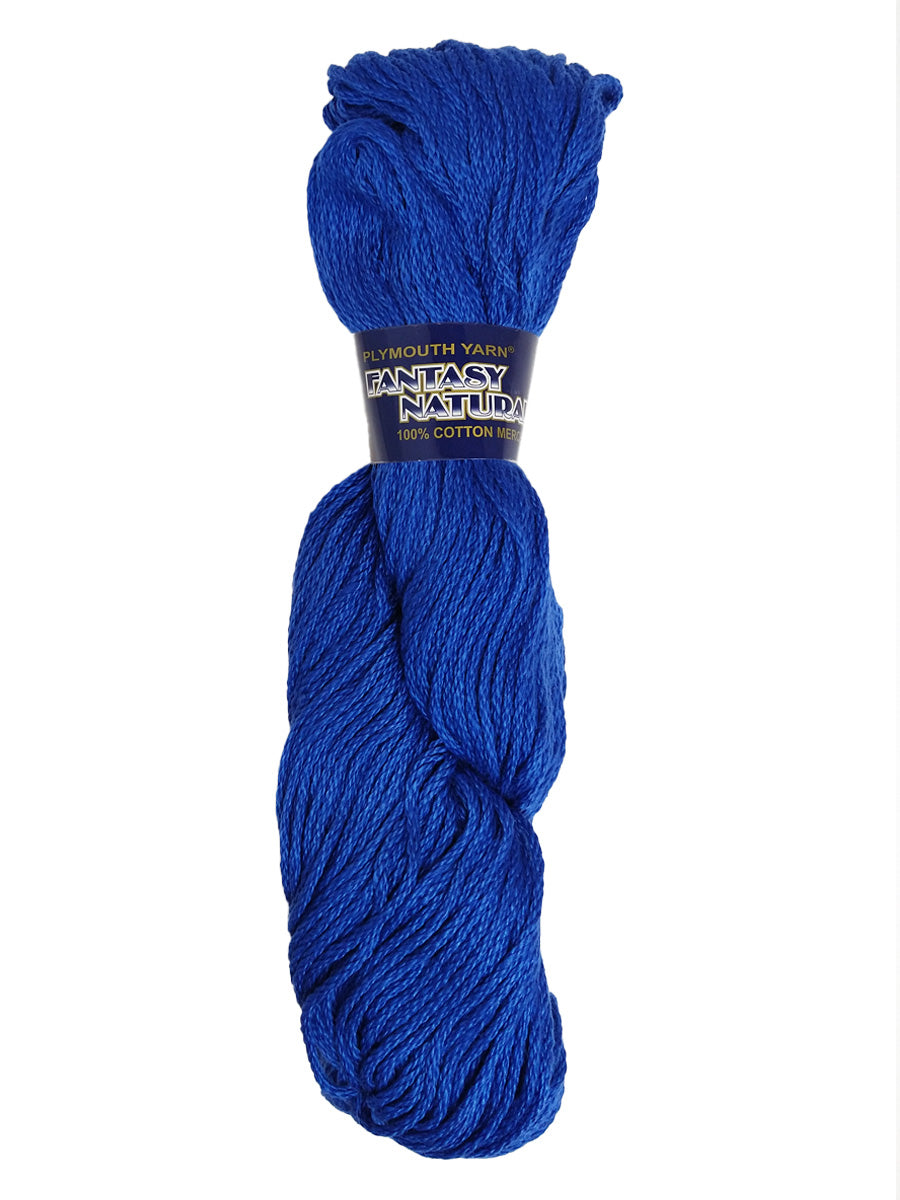 A photo of blue Plymouth Fantasy Naturale yarn