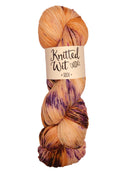 Knitted Wit National Parks Yarn color Arches, peach and violet tones