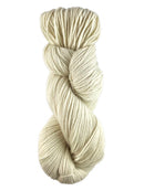 Skein of alpaca yarn color white