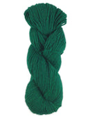 Skein of alpaca yarn color green 