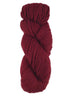 Skein of alpaca yarn color red