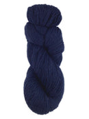 Skein of alpaca yarn color navy
