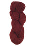 Skein of alpaca yarn color red