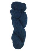 Skein of alpaca yarn color teal