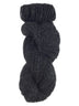 Skein of alpaca yarn color dark grey