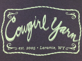 Cowgirl Yarn T-Shirt Short Sleeve Crew neck