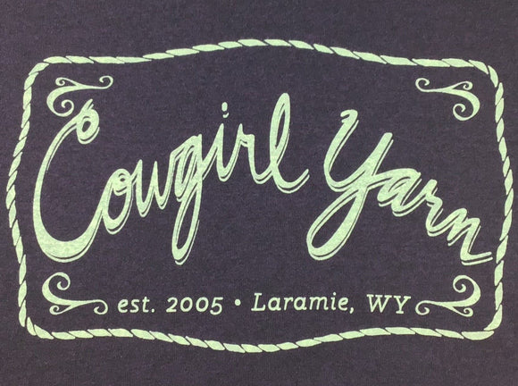 Cowgirl Yarn T-Shirt Short Sleeve Crew neck