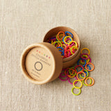 Cocoknits Colorful Ring Stitch Markers in packaging 