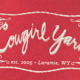 Cowgirl Yarn T-Shirt Short Sleeve Crew neck