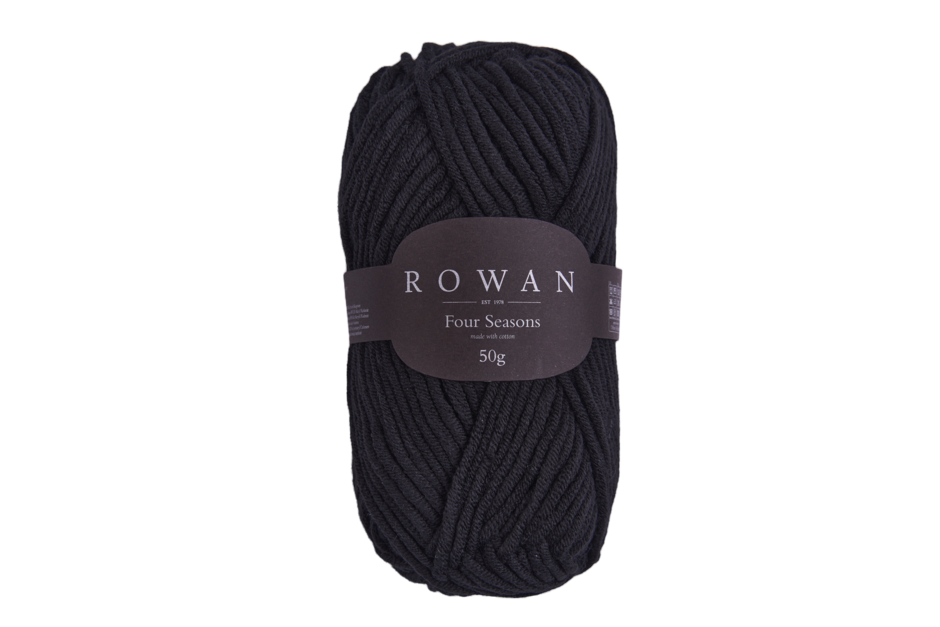 Rowan Four Seasons colorway black Luna
