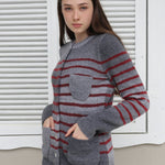 Sara in Autumn Hues by Jody Long Airspun yarn knitting pattern