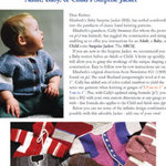 The cover of an Elizabeth Zimmermann baby jacket pattern