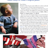 The cover of an Elizabeth Zimmermann baby jacket pattern