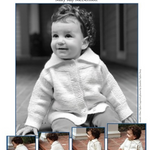 Cover of the Peace Baby Sweater pattern