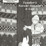 Cottage Creations: Toddler's Norski Sweater & Cap
