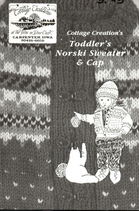 Cottage Creations: Toddler's Norski Sweater & Cap