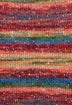 Swatch of Berroco Sesame Yarn Color red, blue, green, yellow