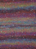 Swatch of Berroco Sesame Yarn Color blue, orange, yellow, red