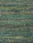 Swatch of Berroco Sesame Yarn Color shades of green
