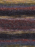 Swatch of Berroco Sesame Yarn Color yellow, black, grey, red