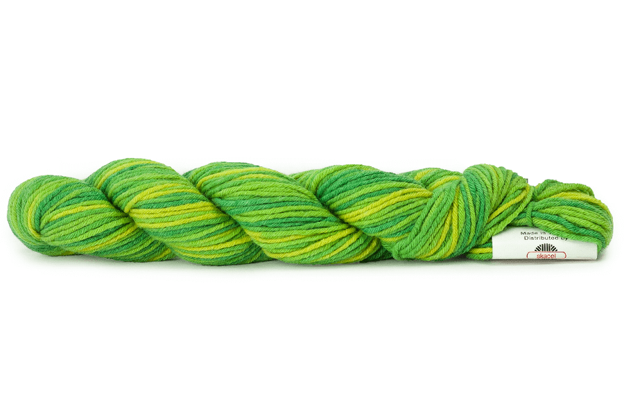 Skein of Simplicity Multi - Green With Envy, neon green/forest tones