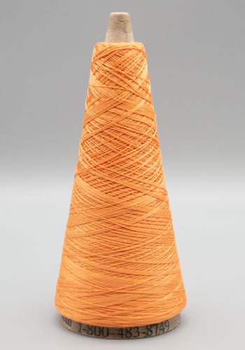 Lunatic Fringe Yarns 5/2 Tubular Spectrum Cones 1.5oz color tangerine