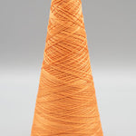 Lunatic Fringe Yarns 3/2 Tubular Spectrum Cones 1.5 oz color tangerine