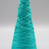 Lunatic Fringe Yarns 3/2 Tubular Spectrum Cones 1.5 oz color teal