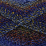 Universal Yarn Major yarn color blue and browns