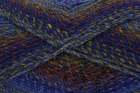 Universal Yarn Major yarn color blue and browns
