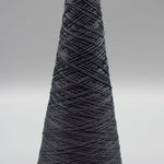 Lunatic Fringe Yarns 3/2 Tubular Spectrum Cones 1.5 oz color very dark gray