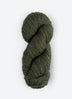 Skein of Blue Sky Fibers Woolstok yarn in the color forest green