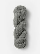 Skein of Blue Sky Fibers Woolstok yarn in the color light grey