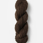Skein of Blue Sky Fibers Woolstok yarn in the color brown