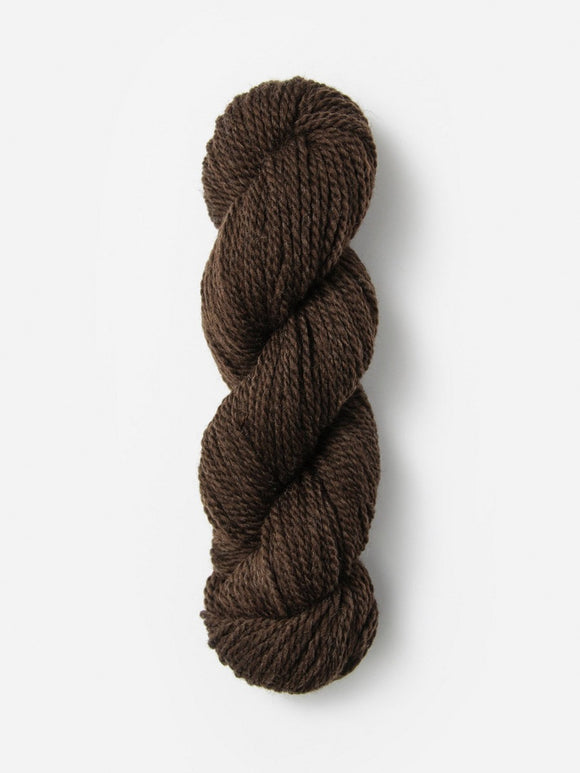 Skein of Blue Sky Fibers Woolstok yarn in the color brown