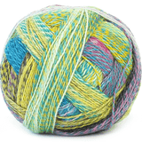 Schoppel Wolle Crazy Zauberball yarn color light rainbow