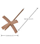 Ashford Turkish Drop Spindle dimensions