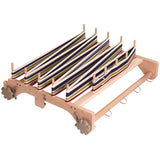 Ashford Rigid Heddle Warping Pegs in action on the rigid heddle loom